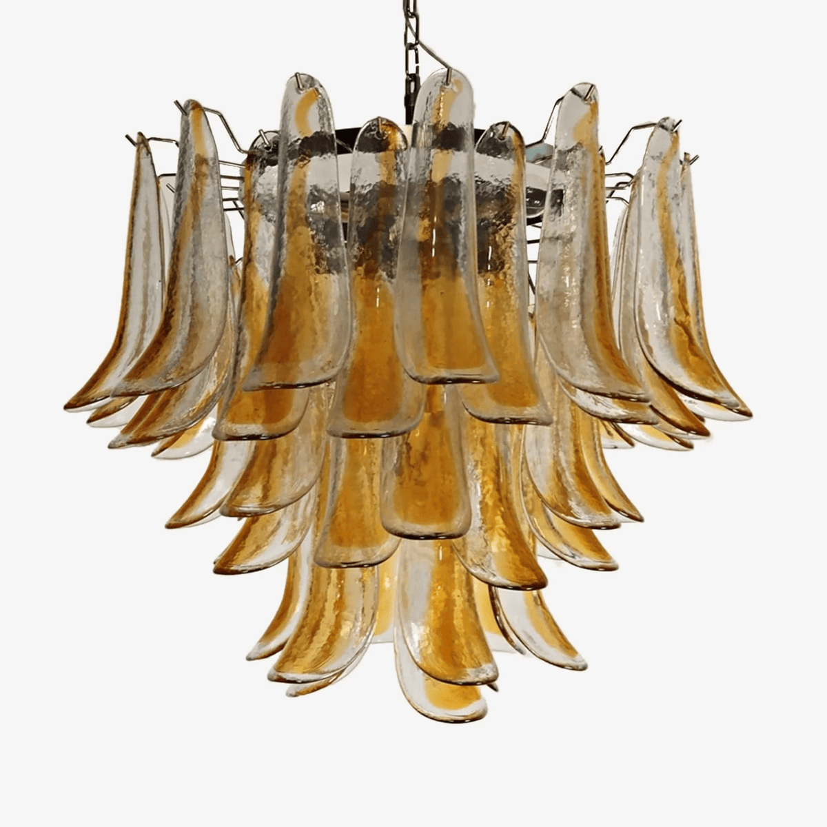 Eiroeon Kroonluchter Murano glas Gelaagd Italiaans