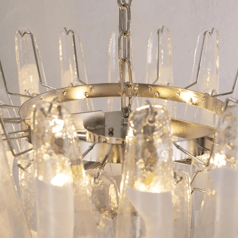 Eiroeon Kroonluchter Murano glas Gelaagd Italiaans