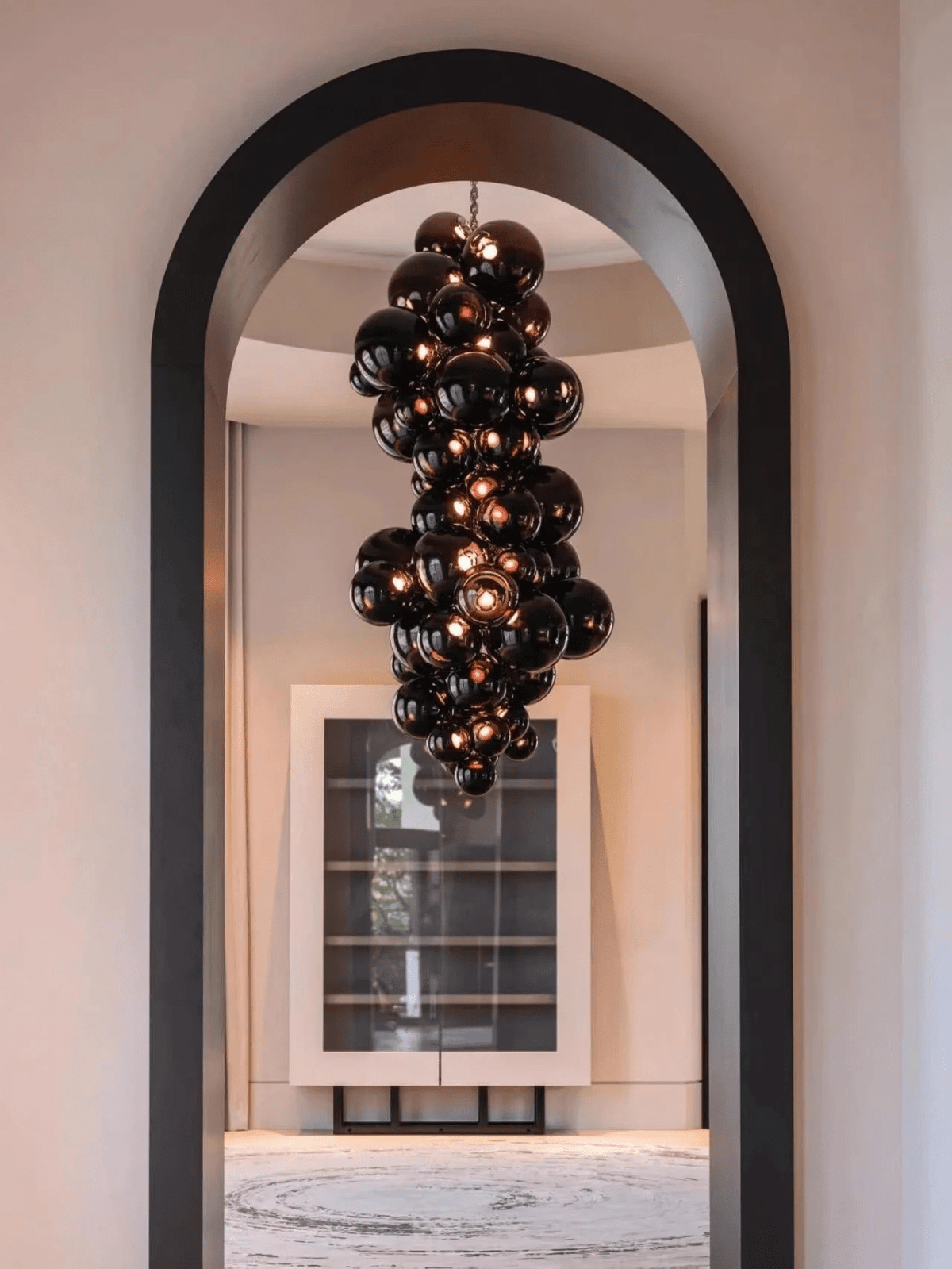Blixo Kroonluchter Murano glas Druivenbos Kunst Art Deco