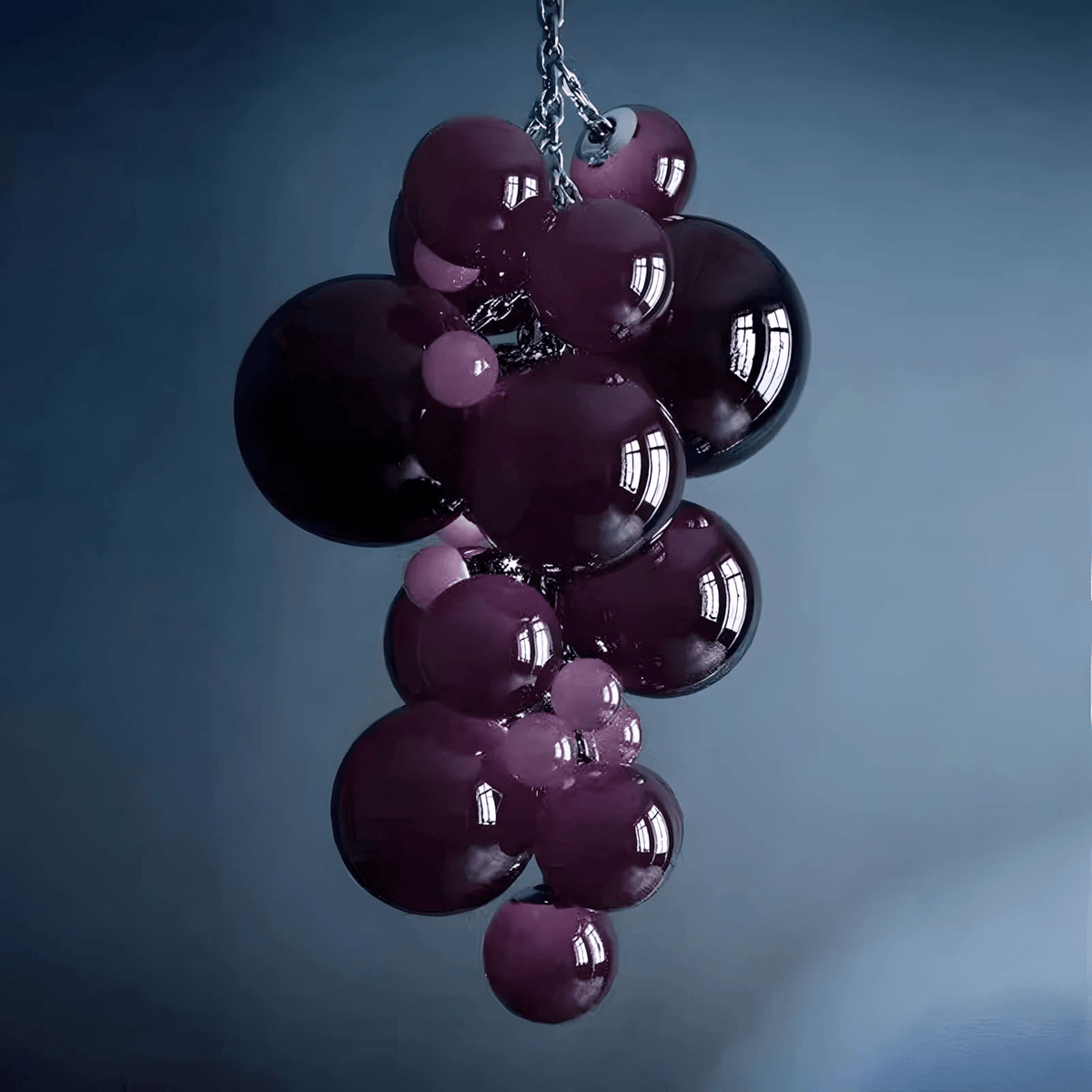 Blixo Kroonluchter Murano glas Druivenbos Kunst Art Deco
