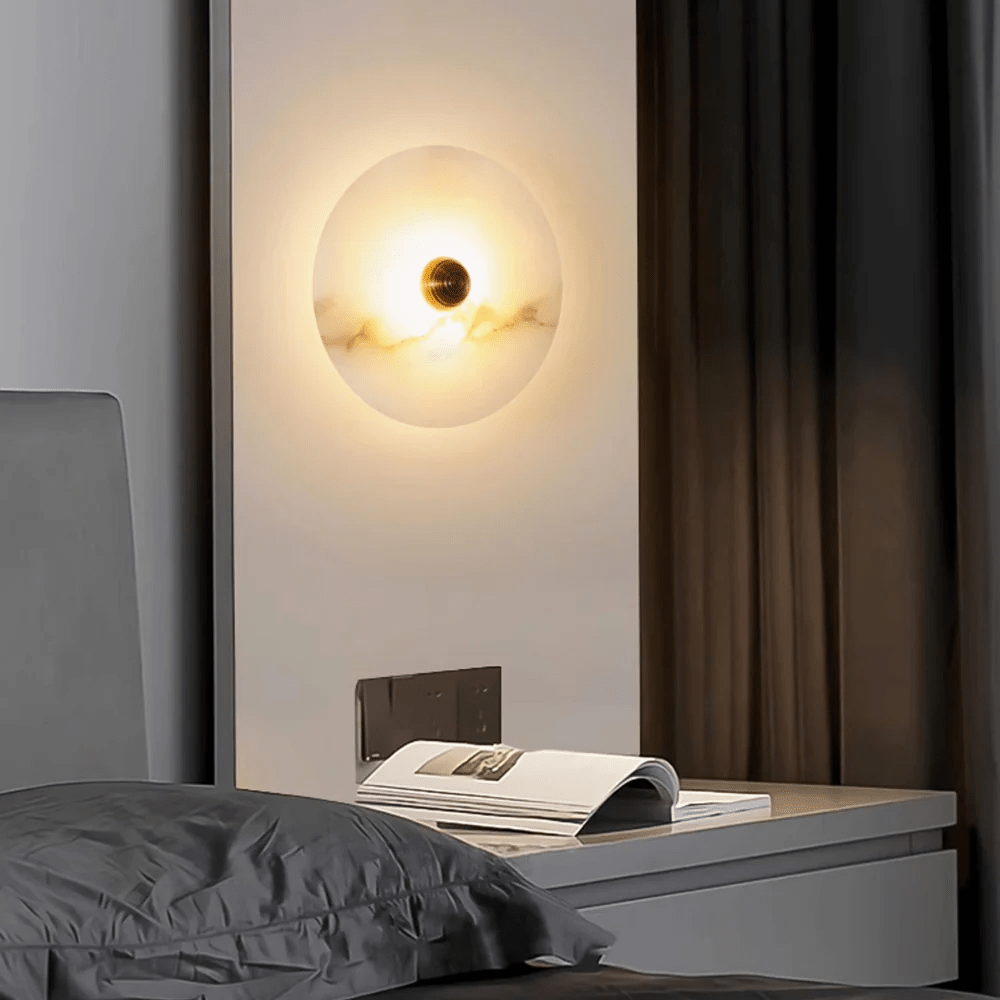 Albireria Minimalistische plafondlamp van albast