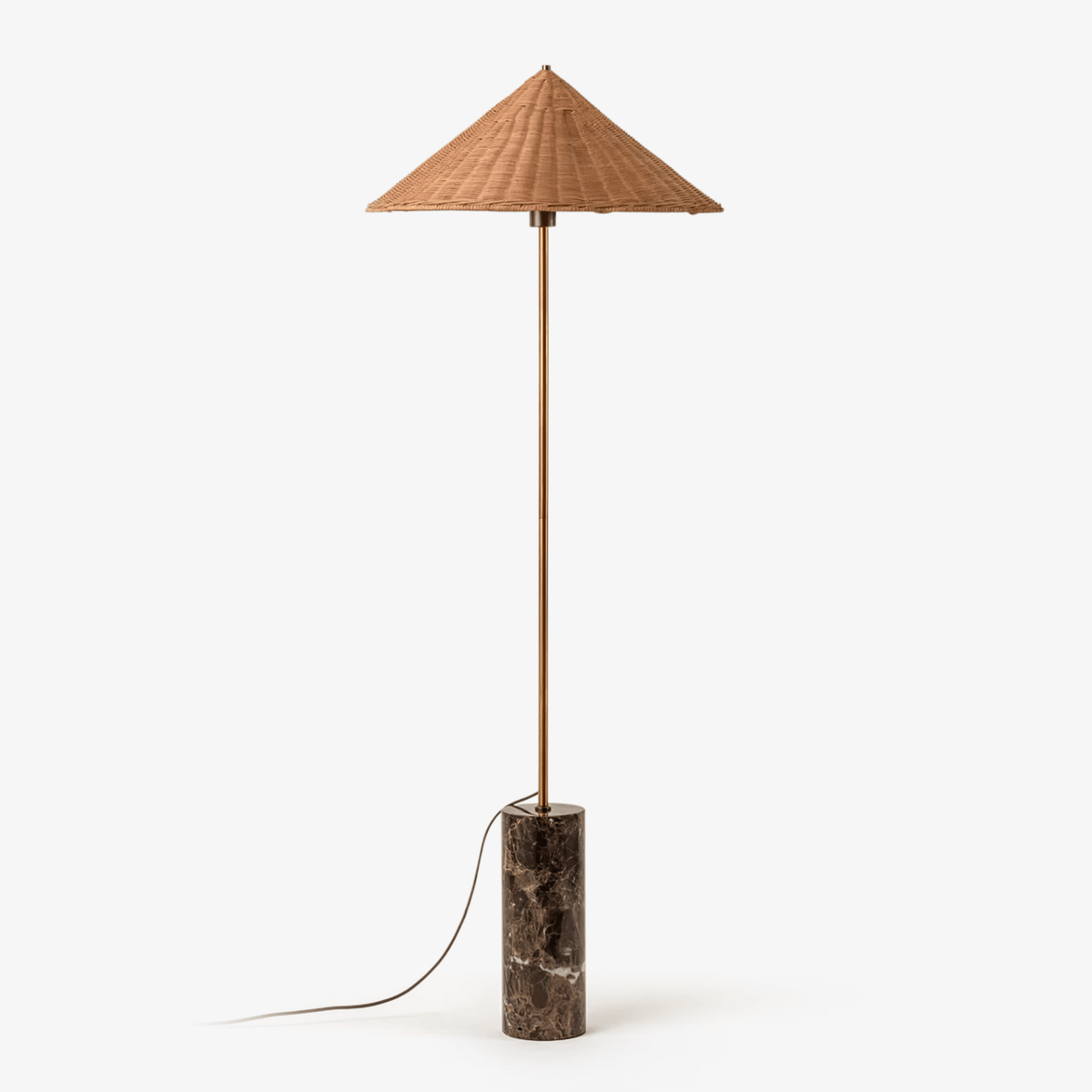 Zenith vloerlamp in bohemian marmer