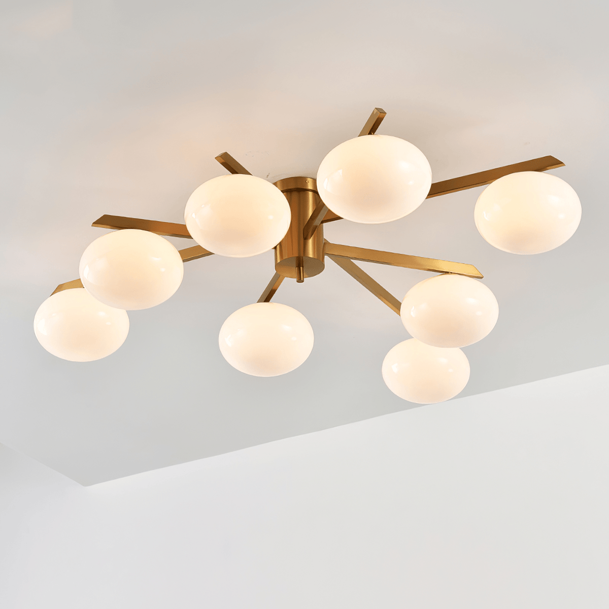 Velaraya moderne plafondlamp van glas