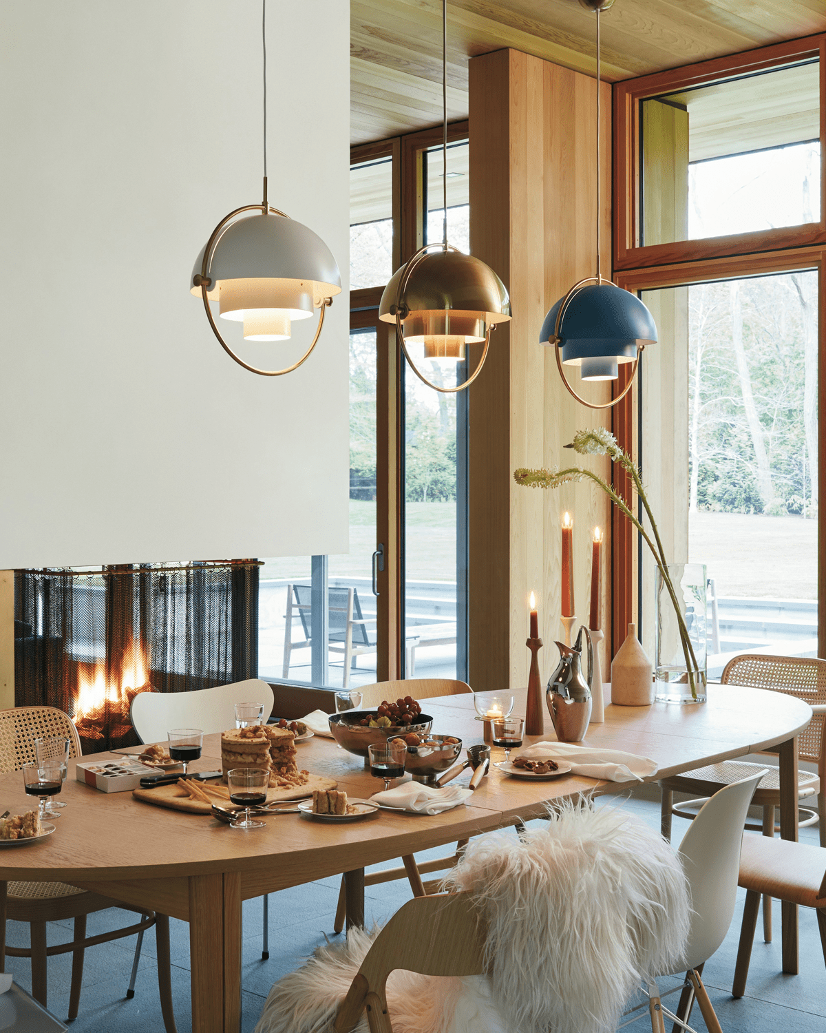 Miruaine hanglamp Deformed Ball Goud