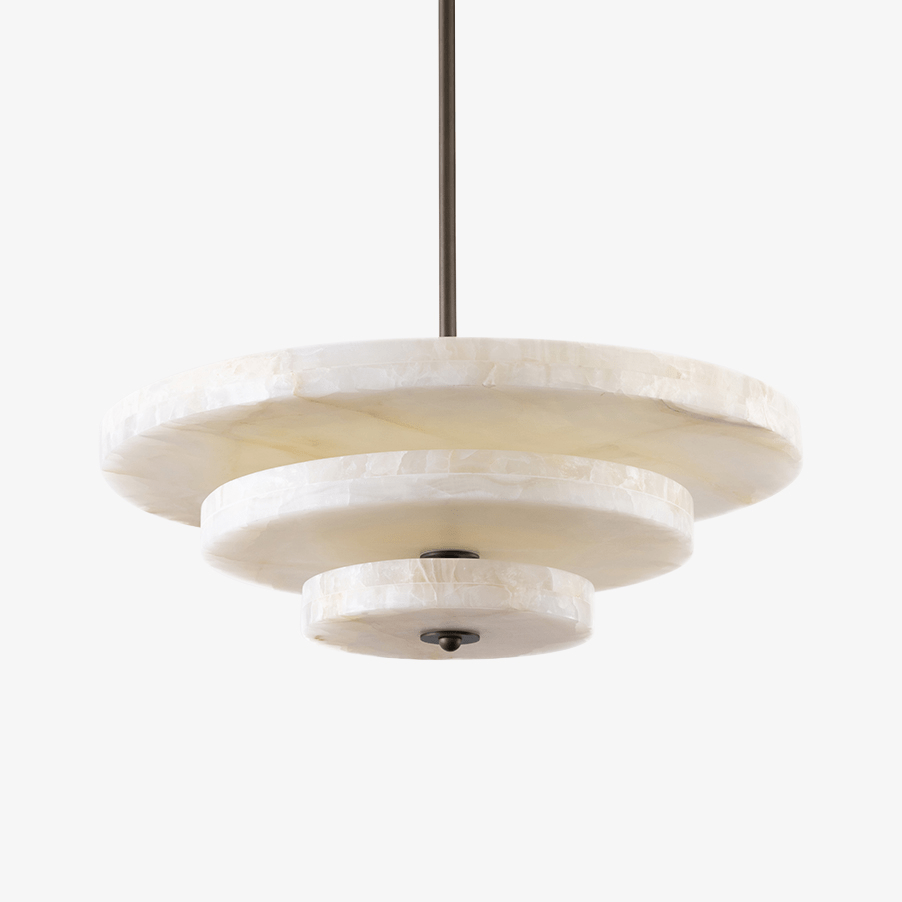 Nivoreria Minimalistische hanglamp van albast