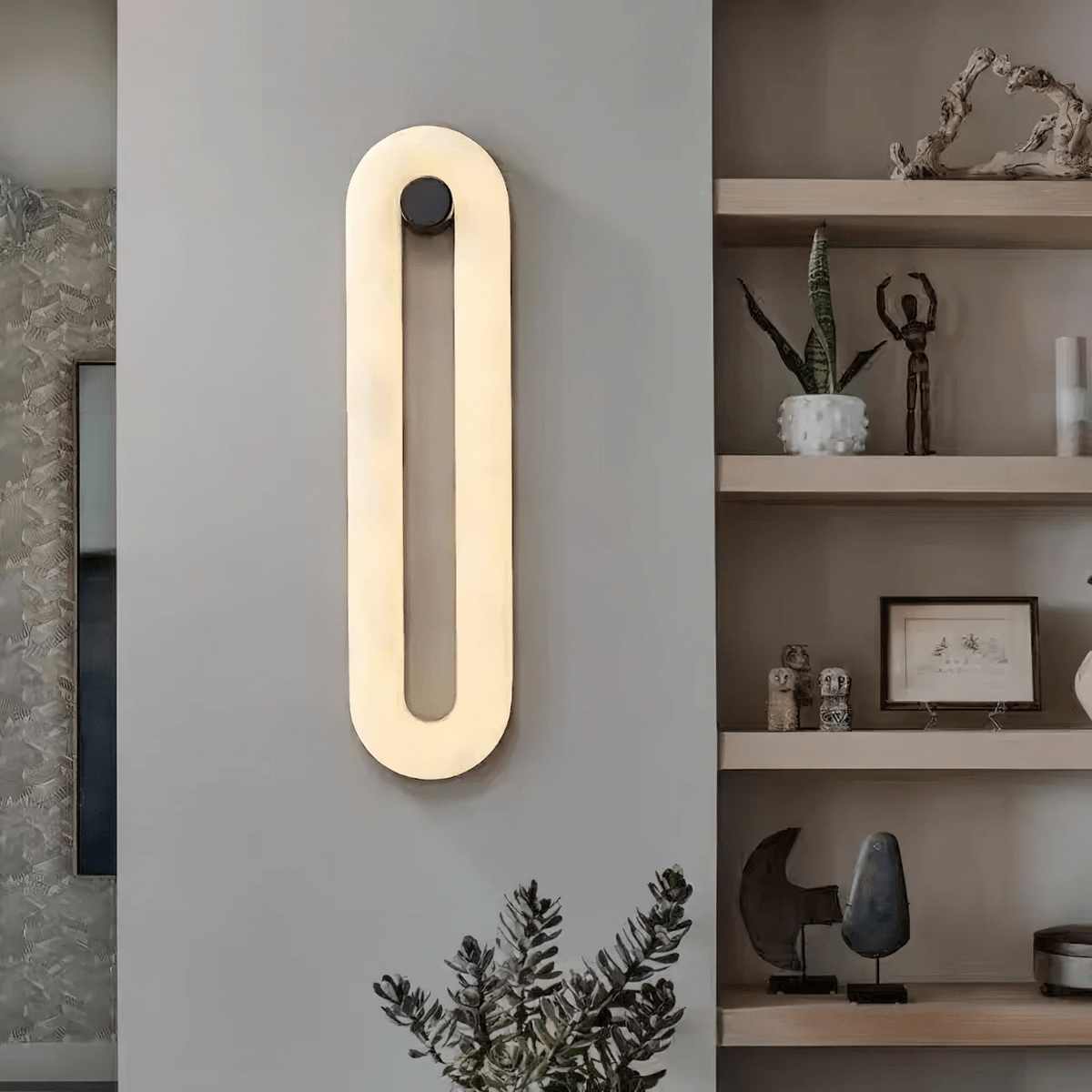 Nivaniella Moderne wandlamp van albast