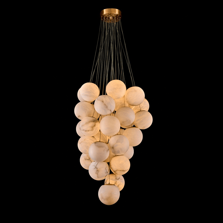 Gaia albasten kroonluchter hanglamp
