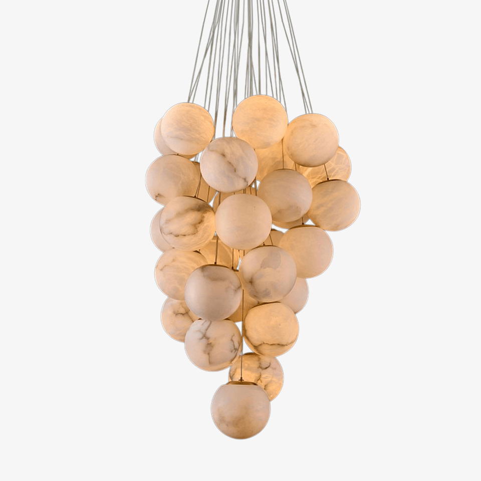 Gaia albasten kroonluchter hanglamp
