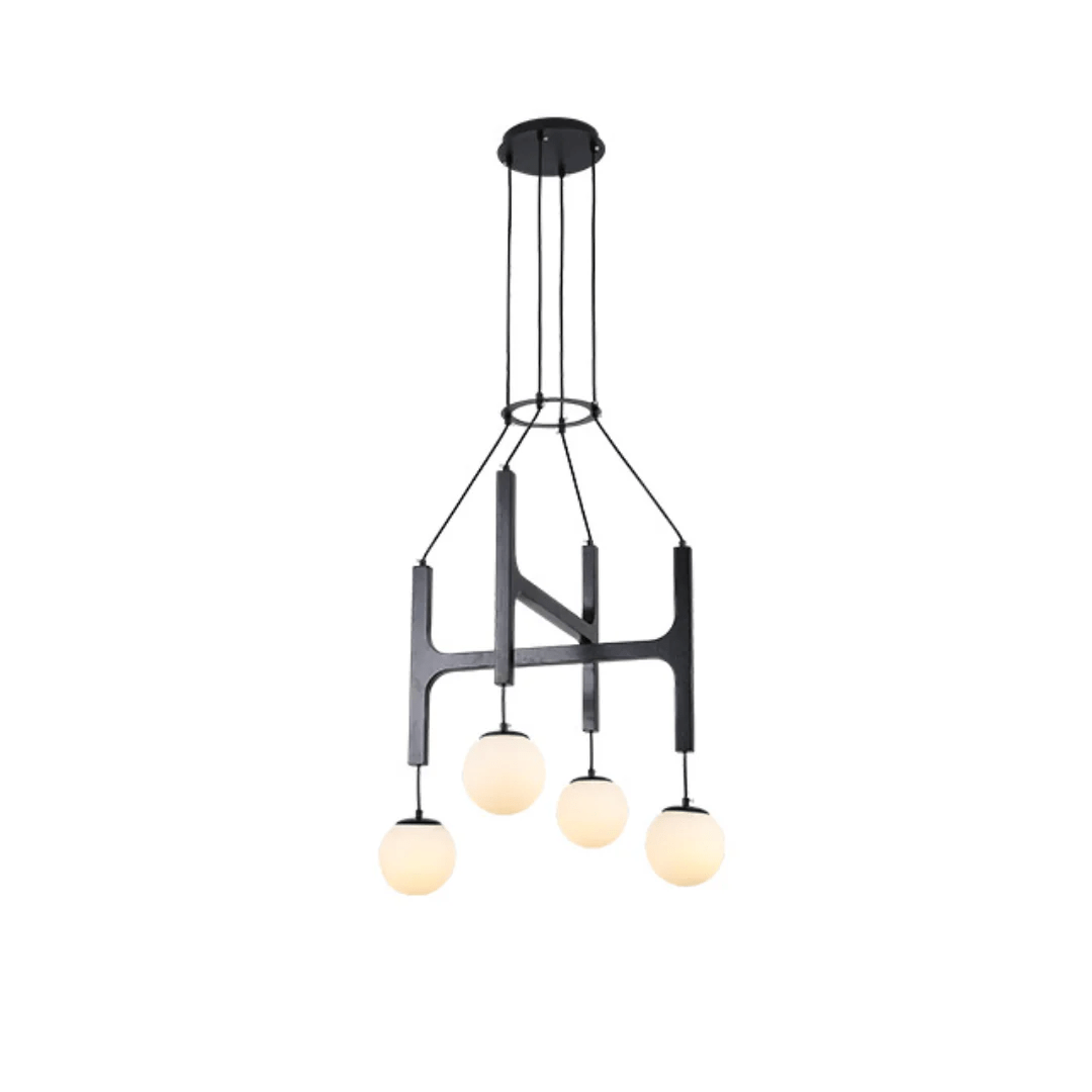 Xylocube Geometrisch Hout Bolvormig Hanglamp