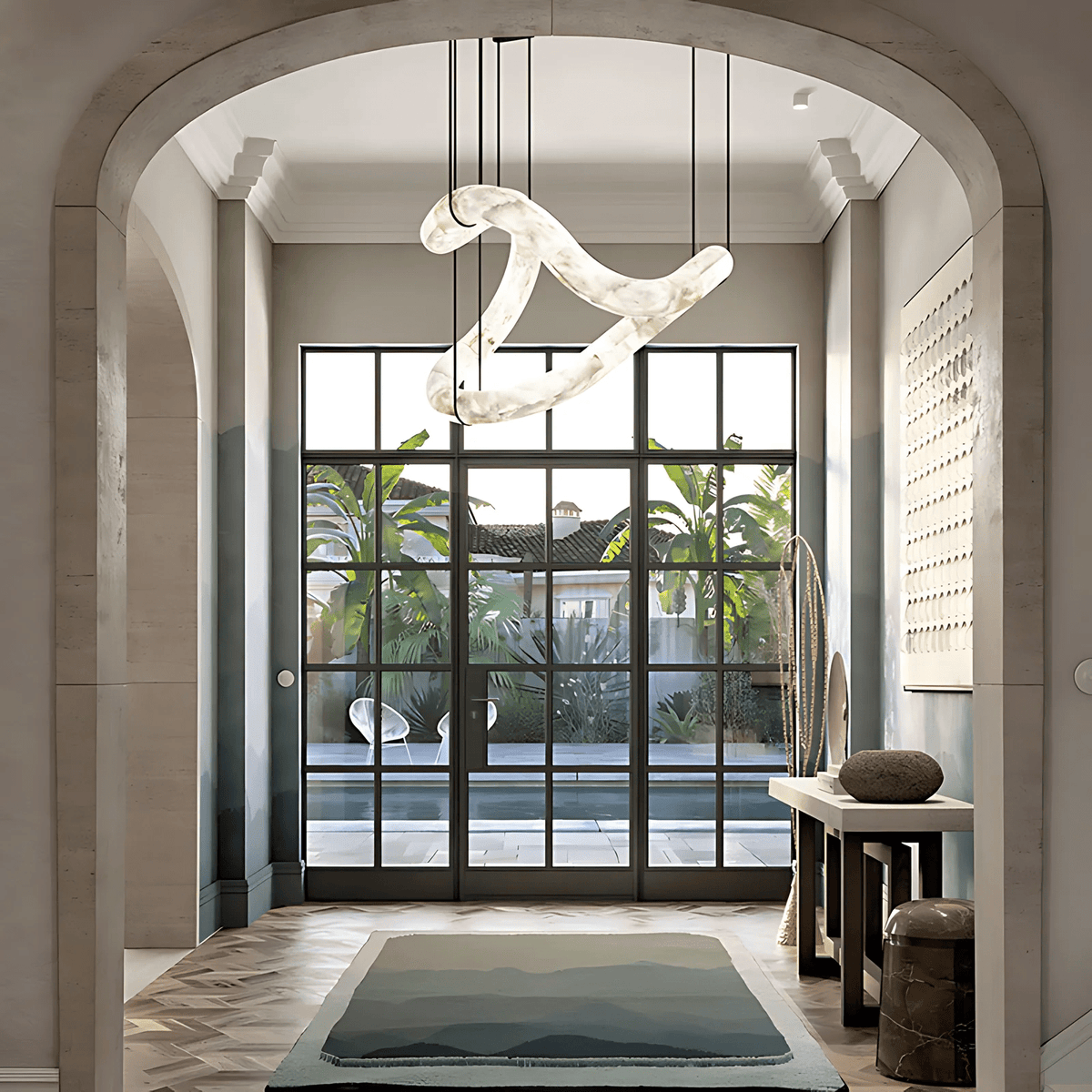 Erya albasten hanglamp