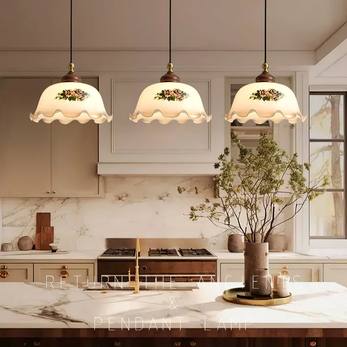 Floréa Bloom hanglamp met glas