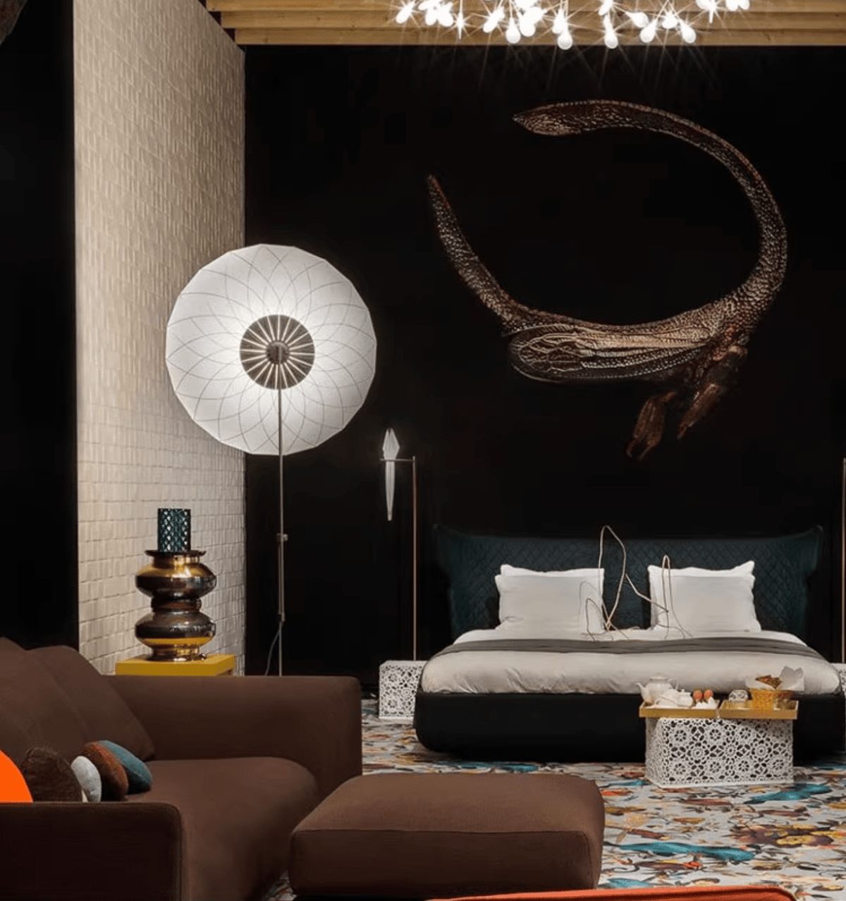 Vaelcourt Radiant Bloemige vloerlamp