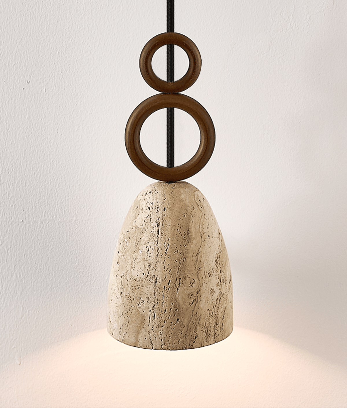 Nerirelia hanglamp met steenresonantie