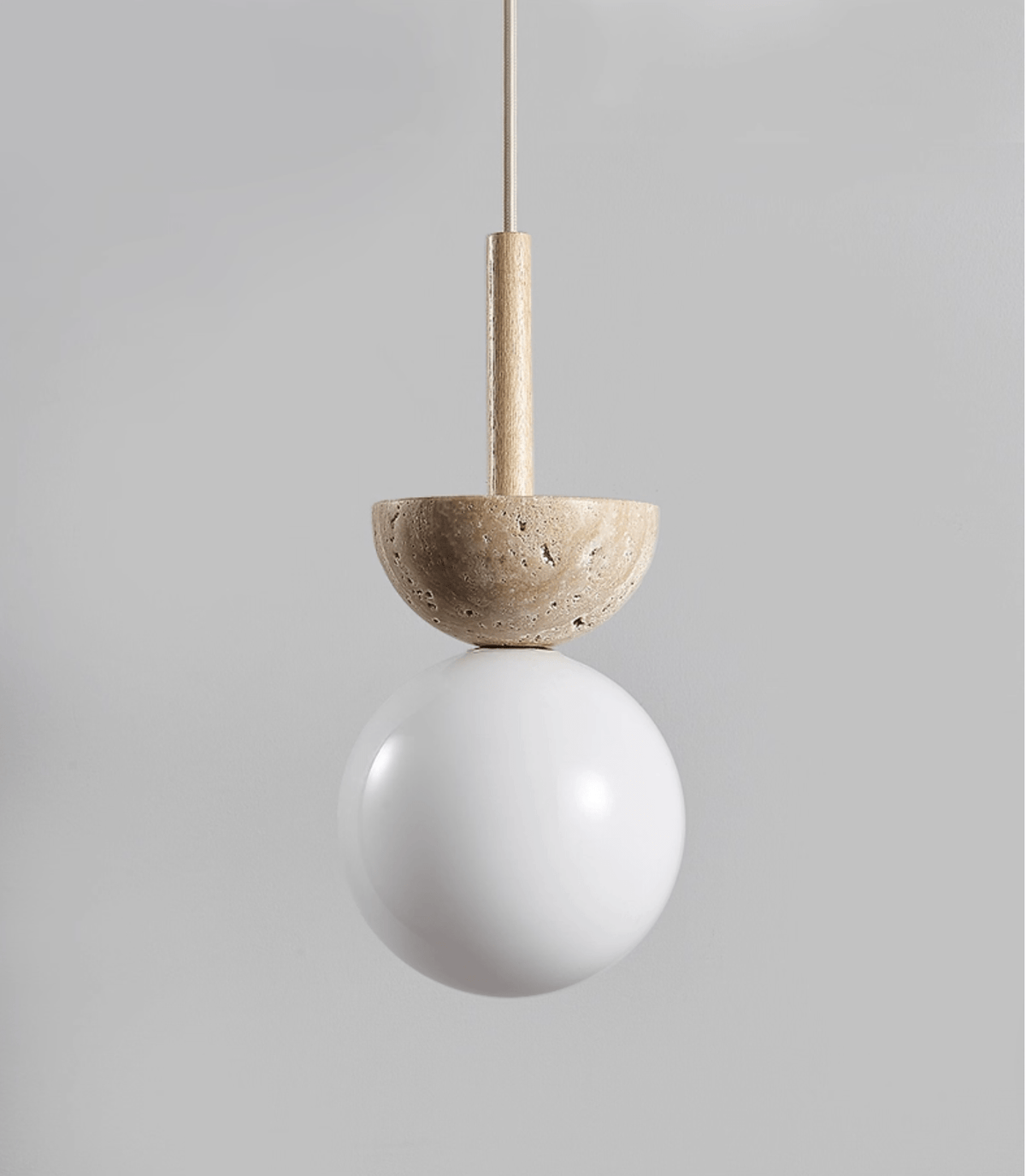 Calixen travertin Half Duo hanglamp