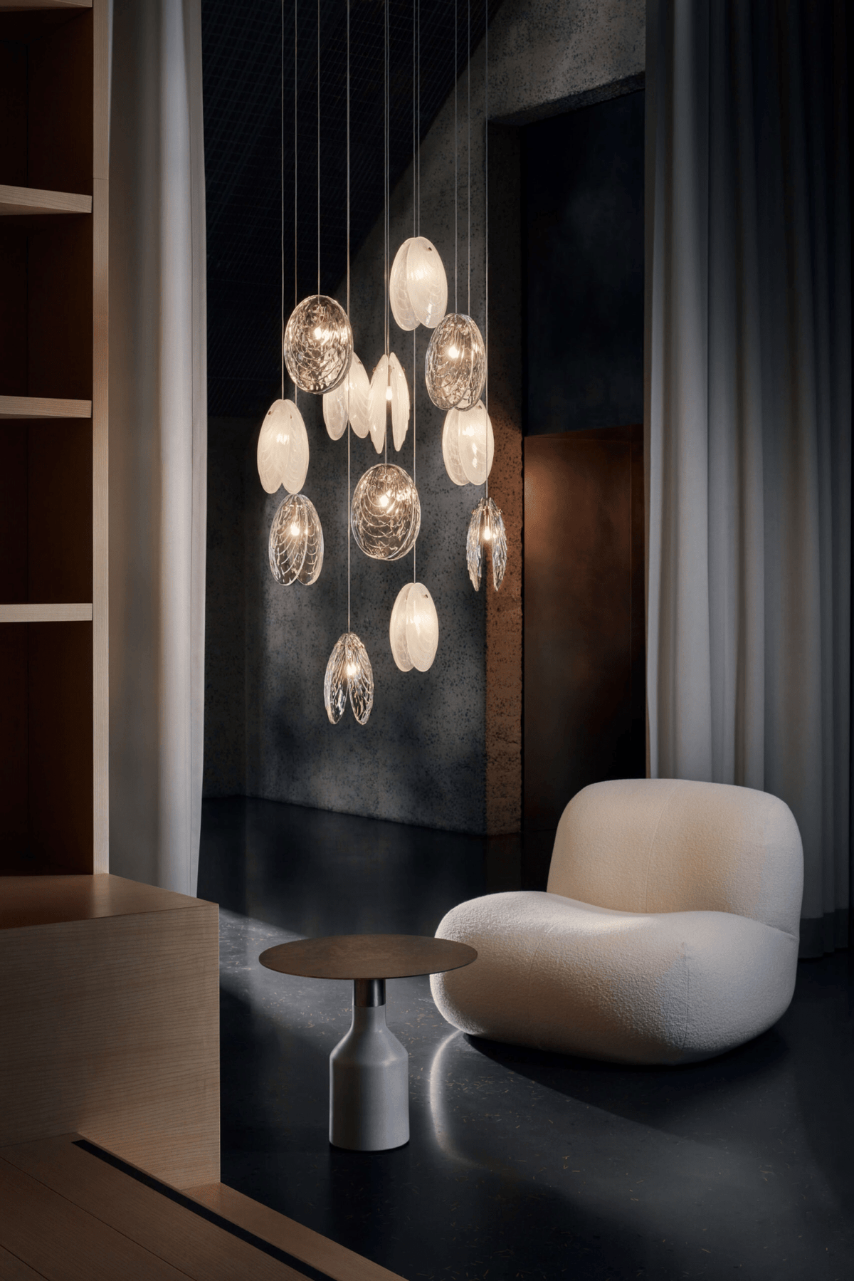 Thalassic Shell Architectural Cluster Kroonluchter