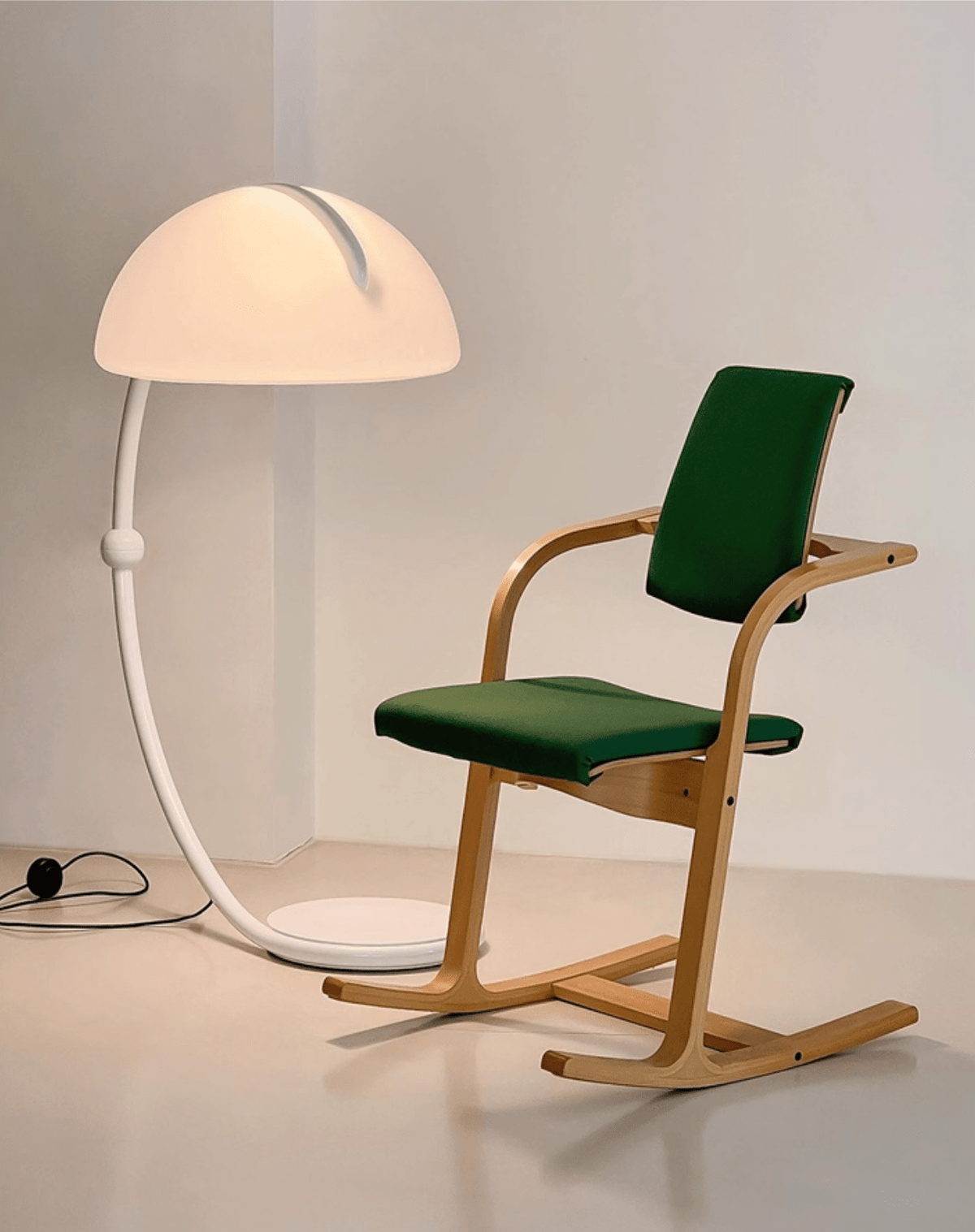 Valmere Arc koepelvormige vloerlamp
