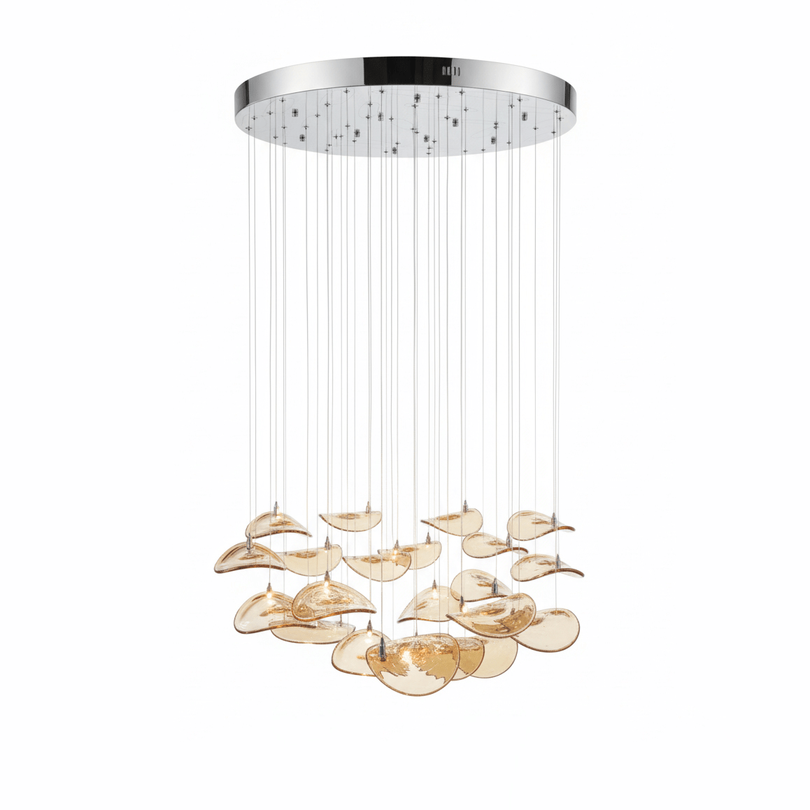 Orinthal Wave Floating Leaf Kroonluchter