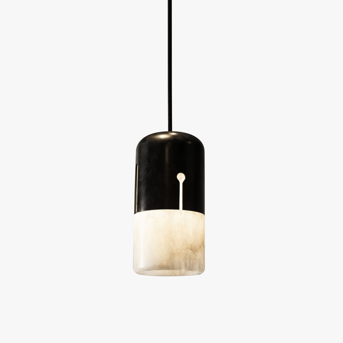 Silas Albast Tweekleurig Capsulevorm Hanglamp