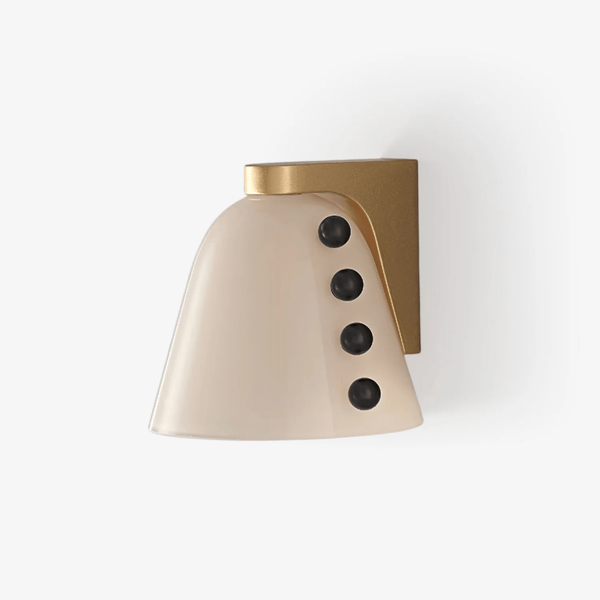 Jude Art Deco glazen wandlamp