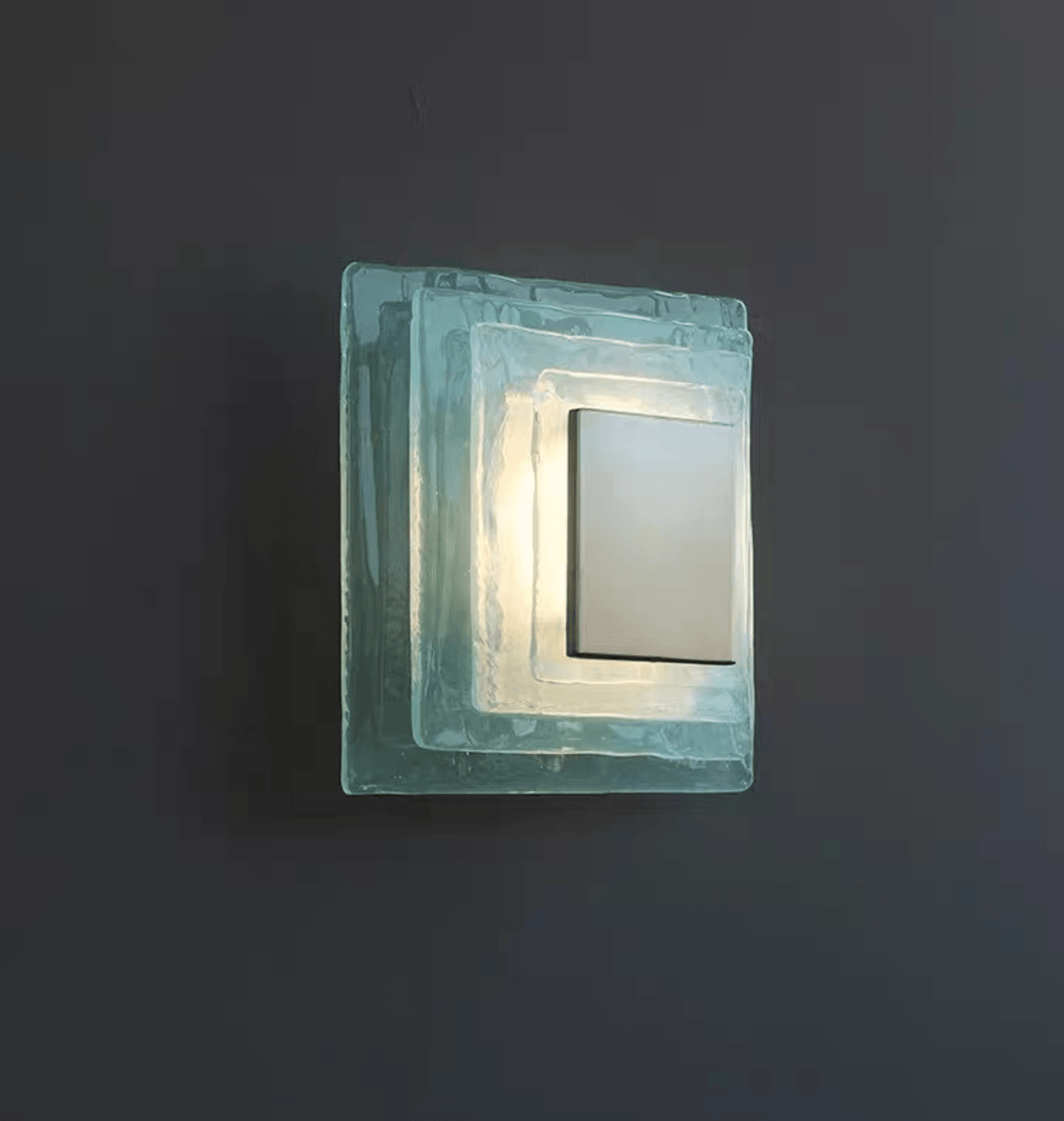 Cleo glas Watercube Cascade wandlamp