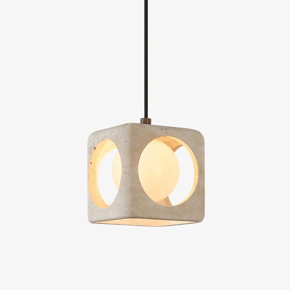 Vion hanglamp van geel travertin