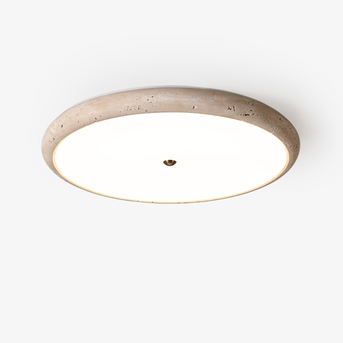 Taveria travertin Halo plafondlamp