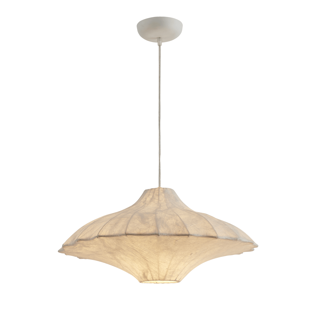 Aurielle hanglamp met zijden paviljoen