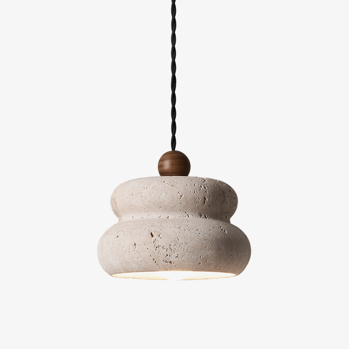 Nivora hanglamp van steen
