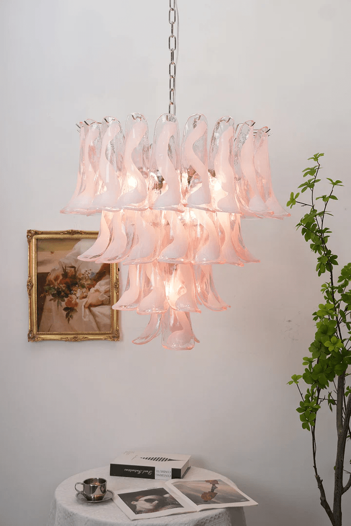 Cysp romantische kroonluchter van Murano-glas