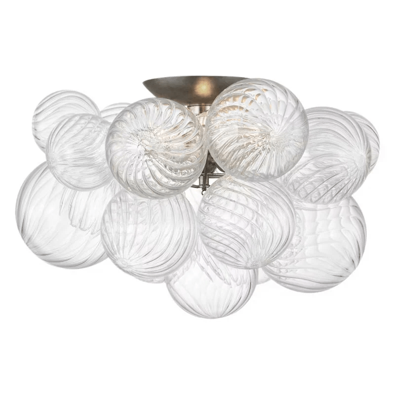 Veliira elegante plafondlamp met glazen elementen