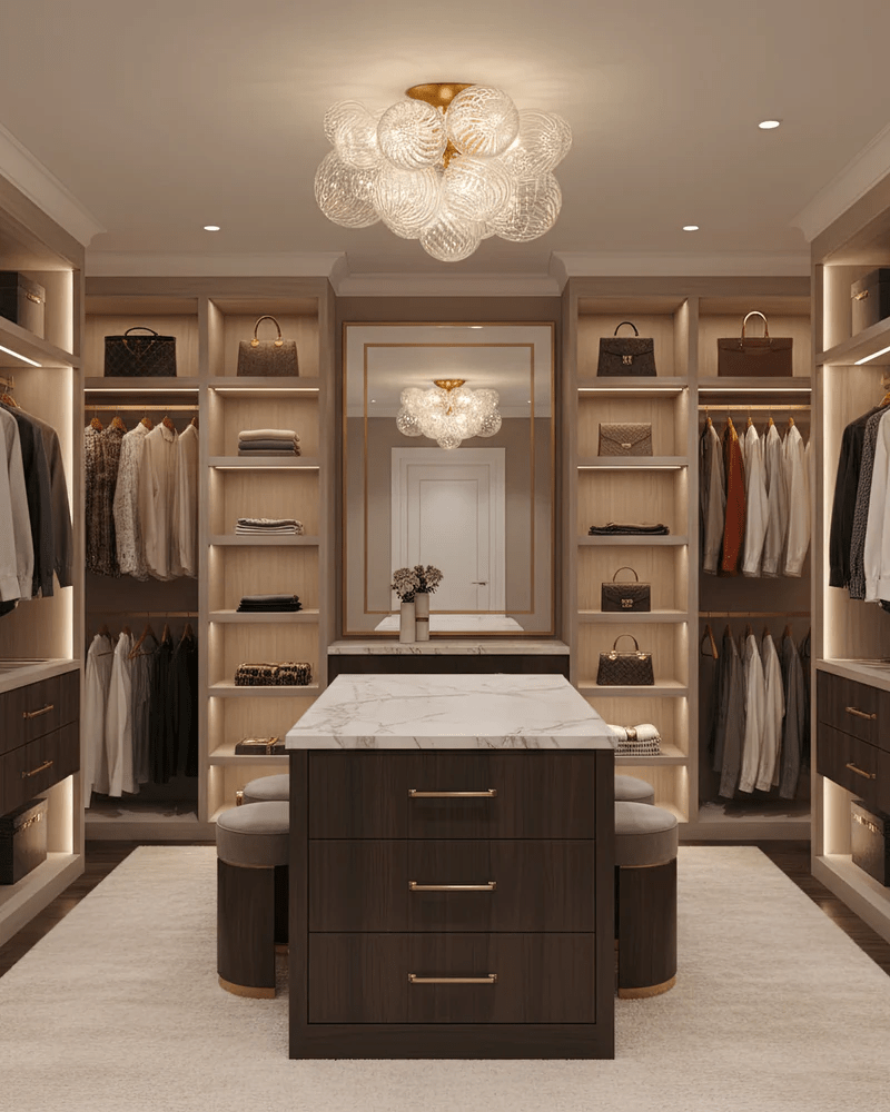 Veliira elegante plafondlamp met glazen elementen