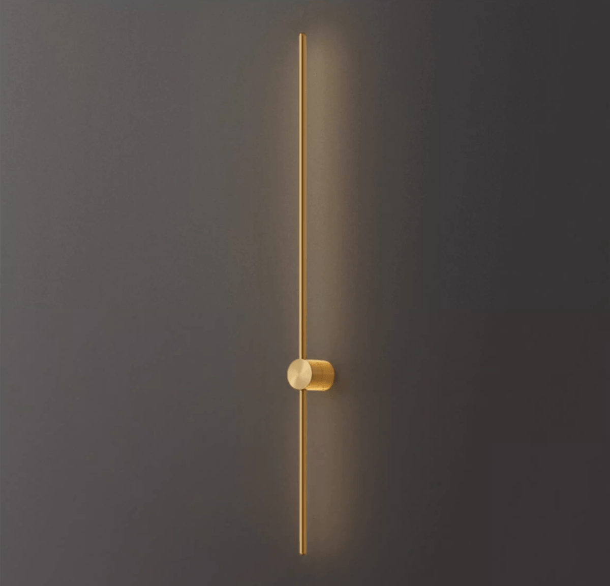 Nestx Messing Staaf Minimalistisch Wandlamp