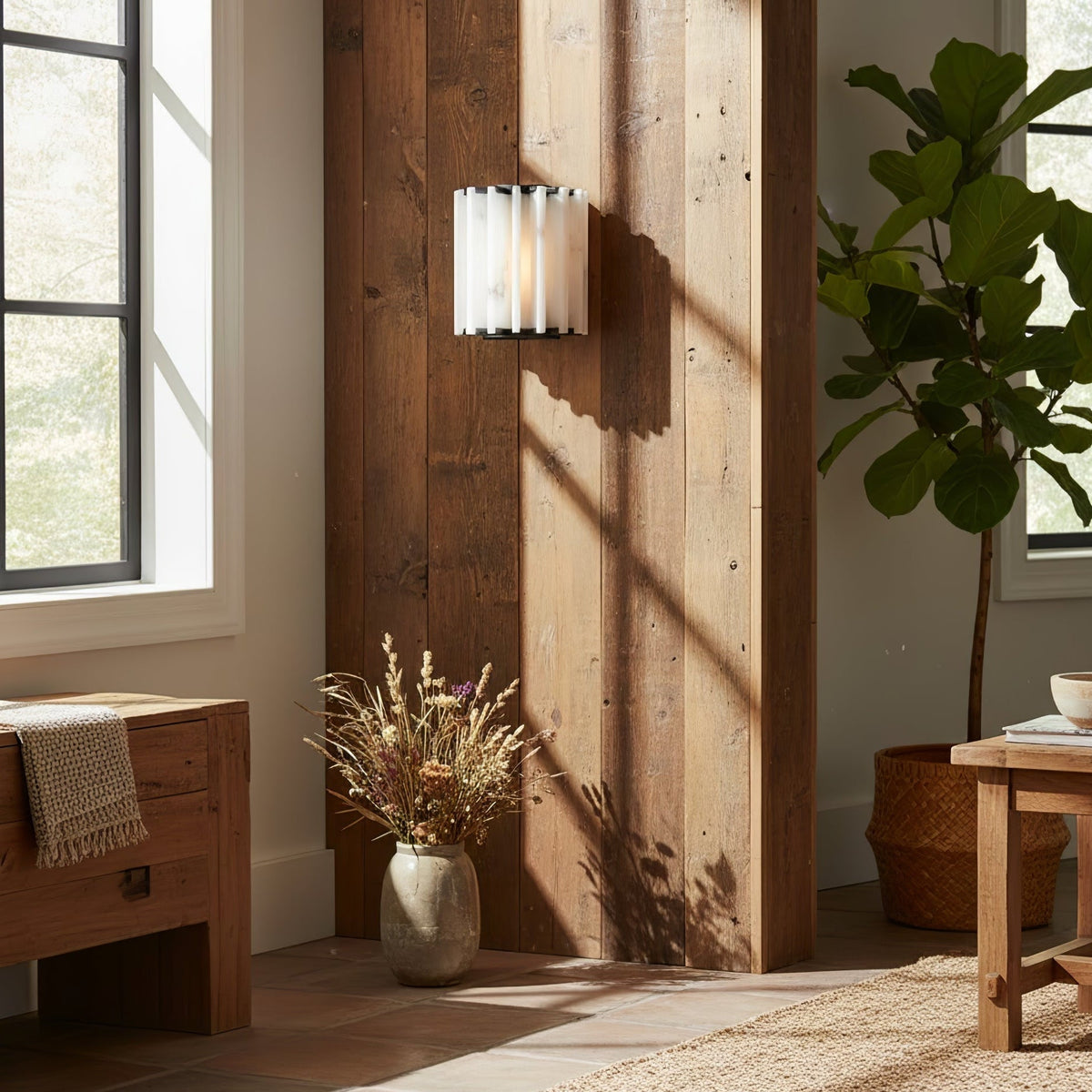 Altrix albasten wandlamp