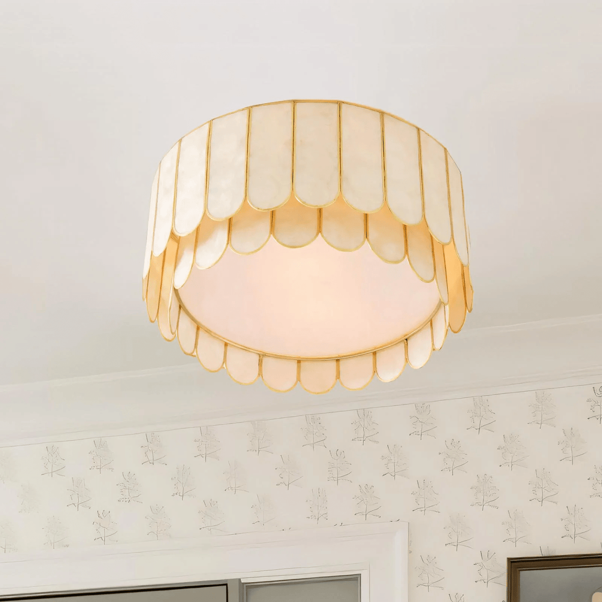 Petal Cloud plafondlamp met bloemblaadjes