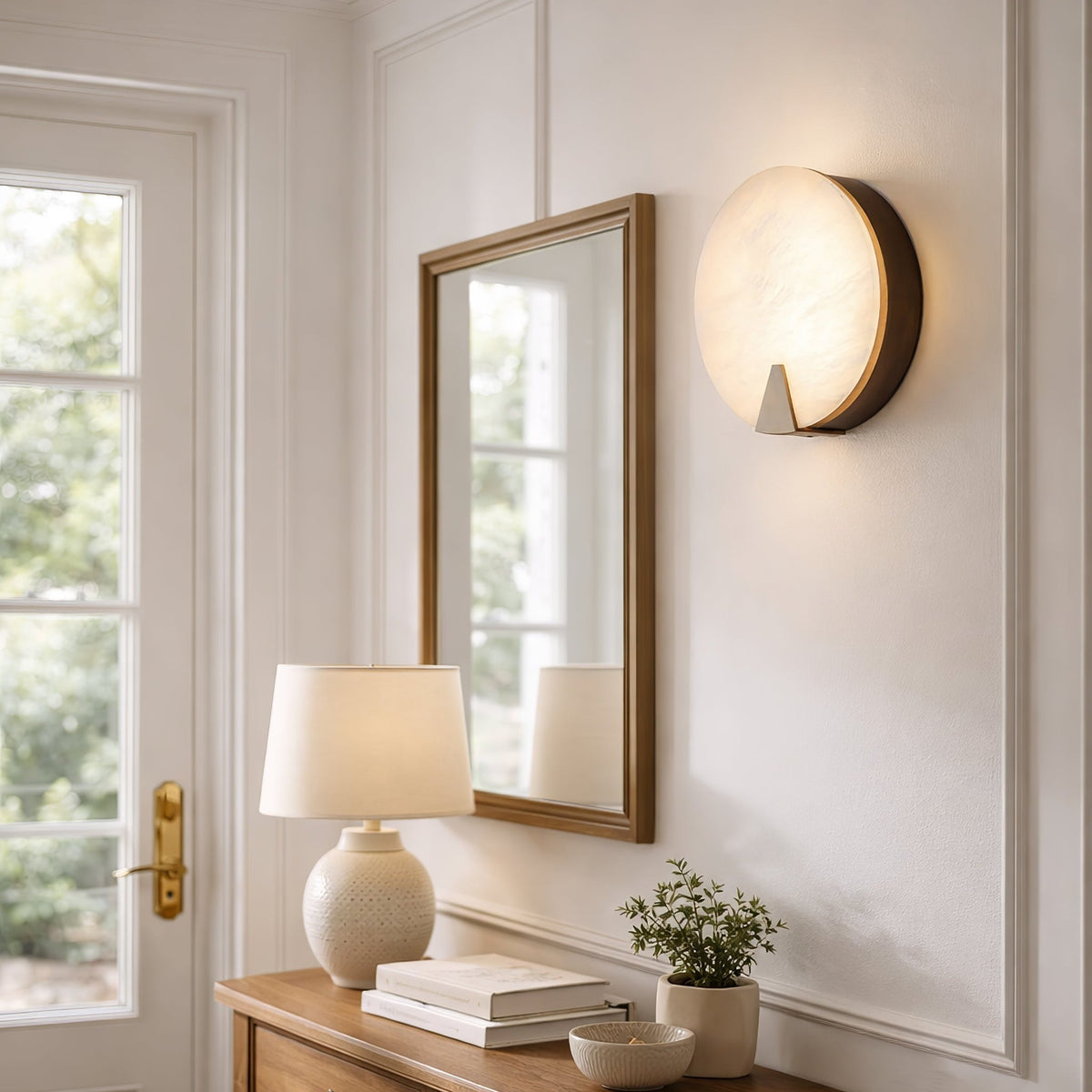 Albirira Halo albasten wandlamp
