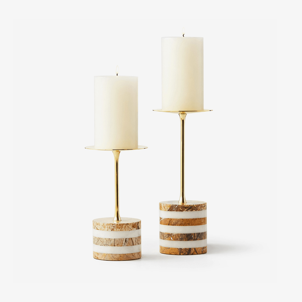 Nerinaya Marmeren Kaarsenhouder