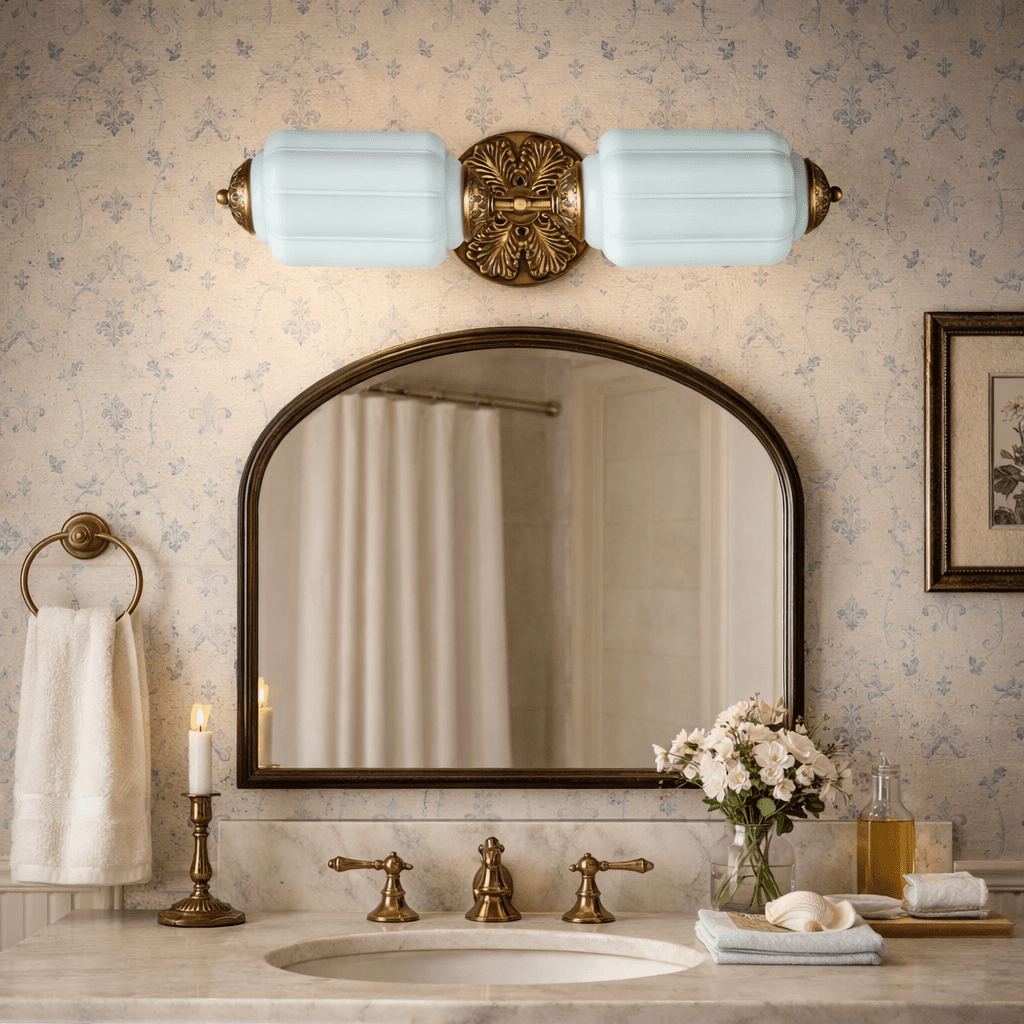 Elliot wandlamp met glazen kap
