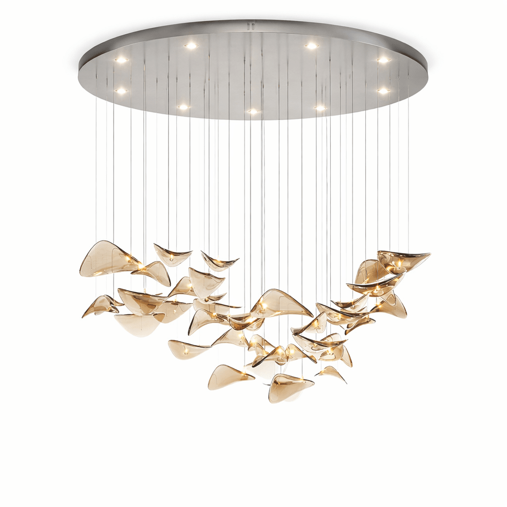 Orinthal Wave Floating Leaf Kroonluchter