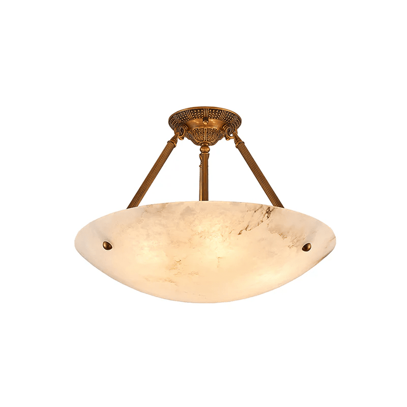 Belvarien albasten plafondlamp