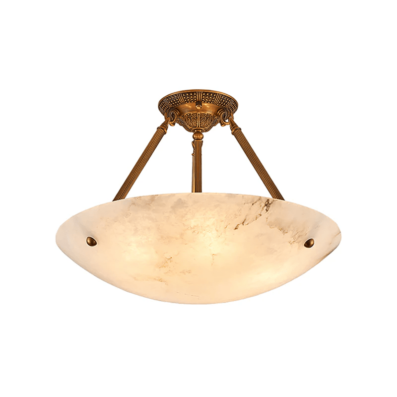 Belvarien albasten plafondlamp