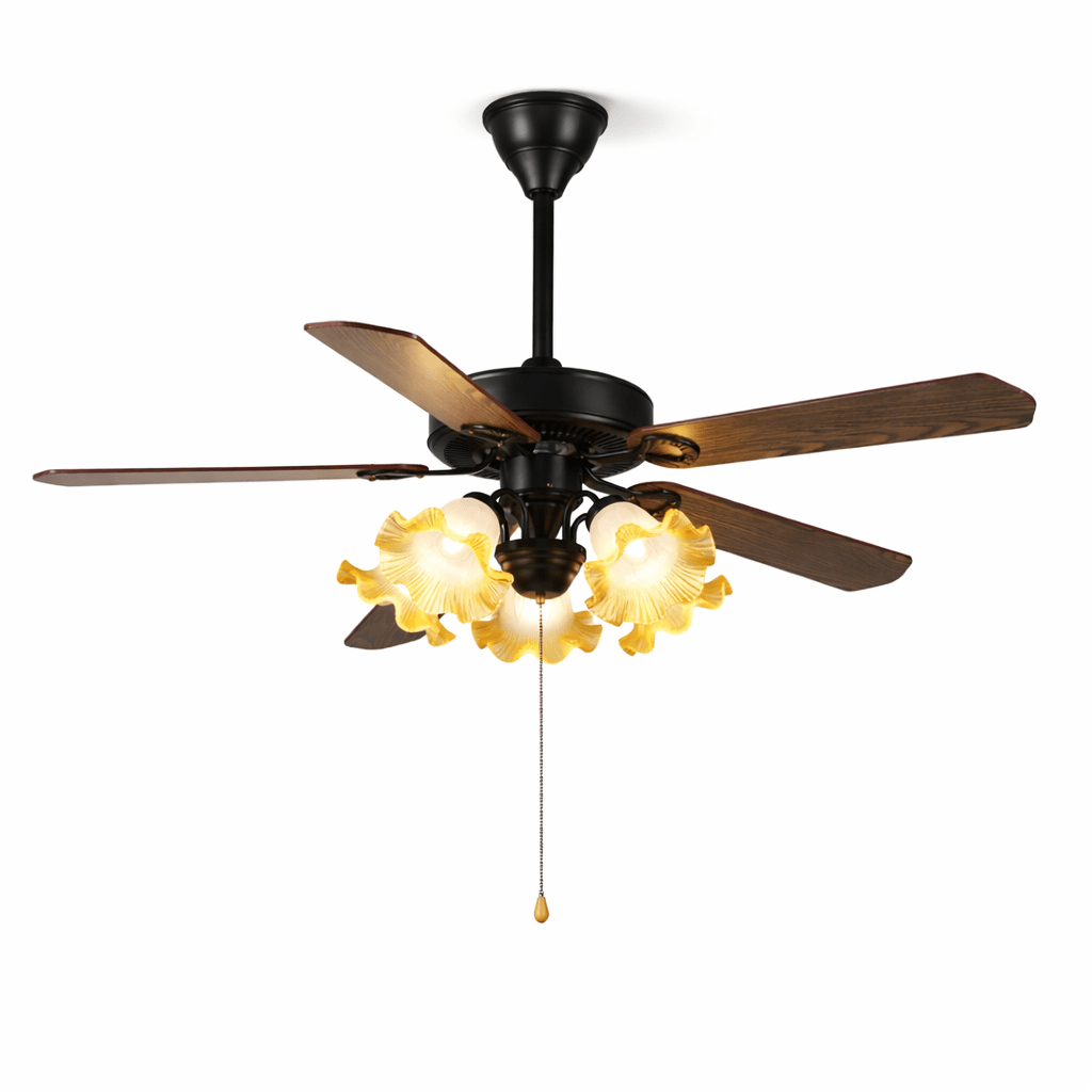 Beaumont Vintage plafondventilator met verlichting