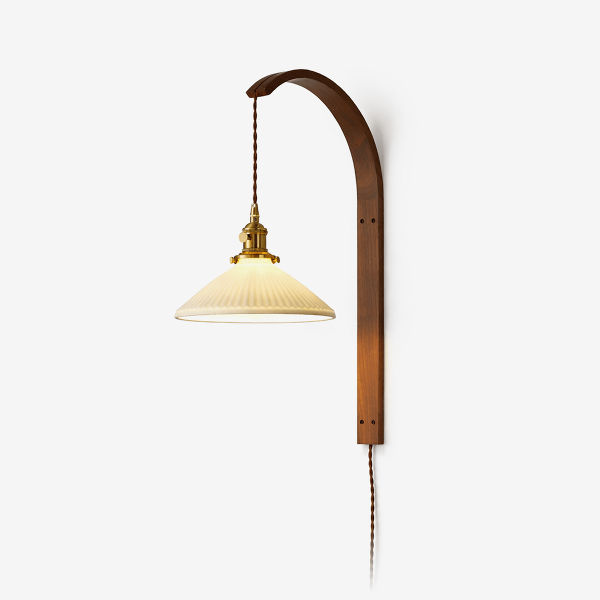 Arvyn Ardent houten wandlamp