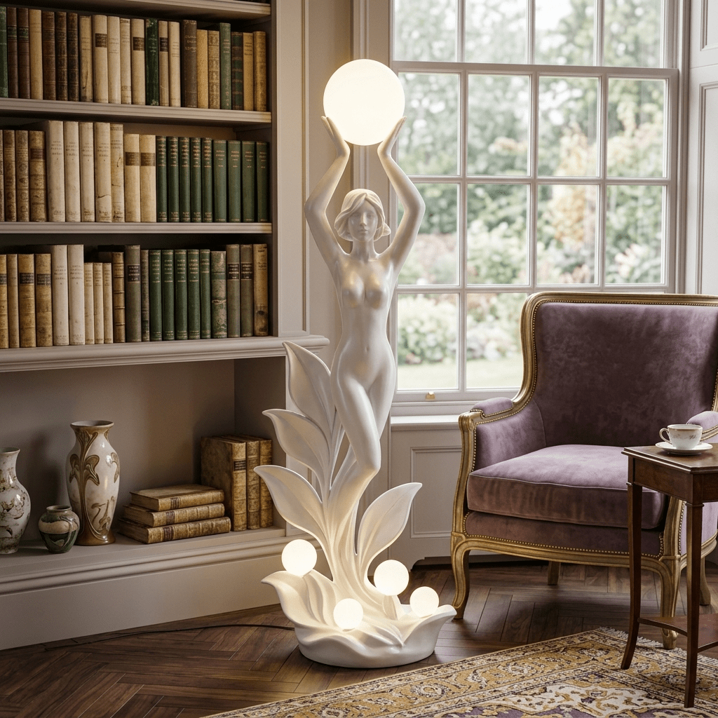 Galatea Aurora Muse sculpturale vloerlamp