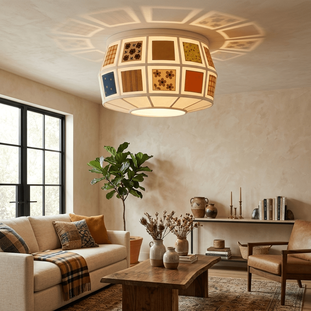 Eulalie Patchwork Quilt plafondlamp