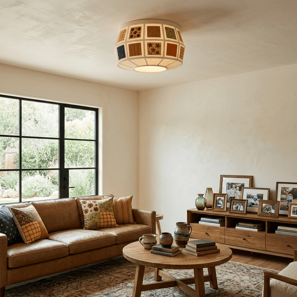 Eulalie Patchwork Quilt plafondlamp