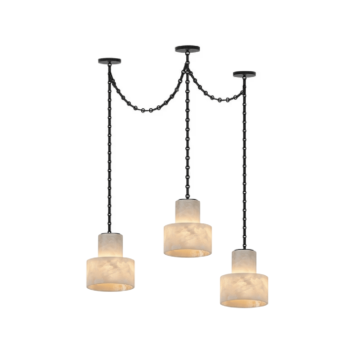 Leocadie Multi-Tier Ketting Drum hanglamp