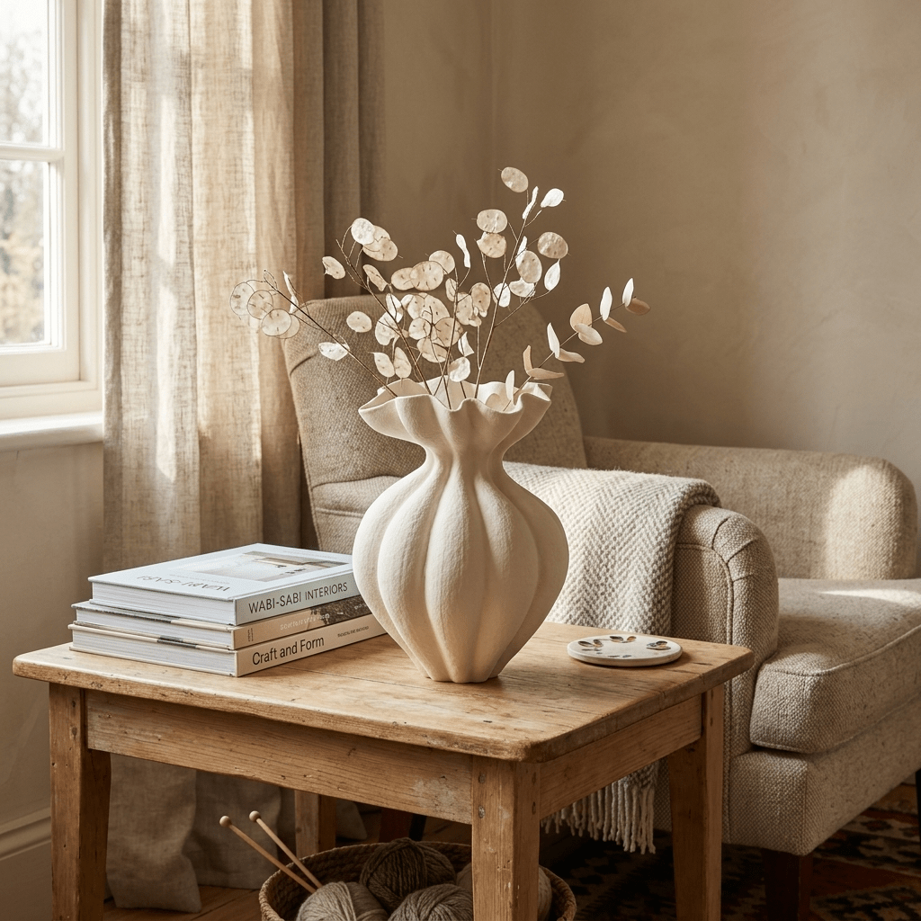 Fluted Bloom keramiek Vaas