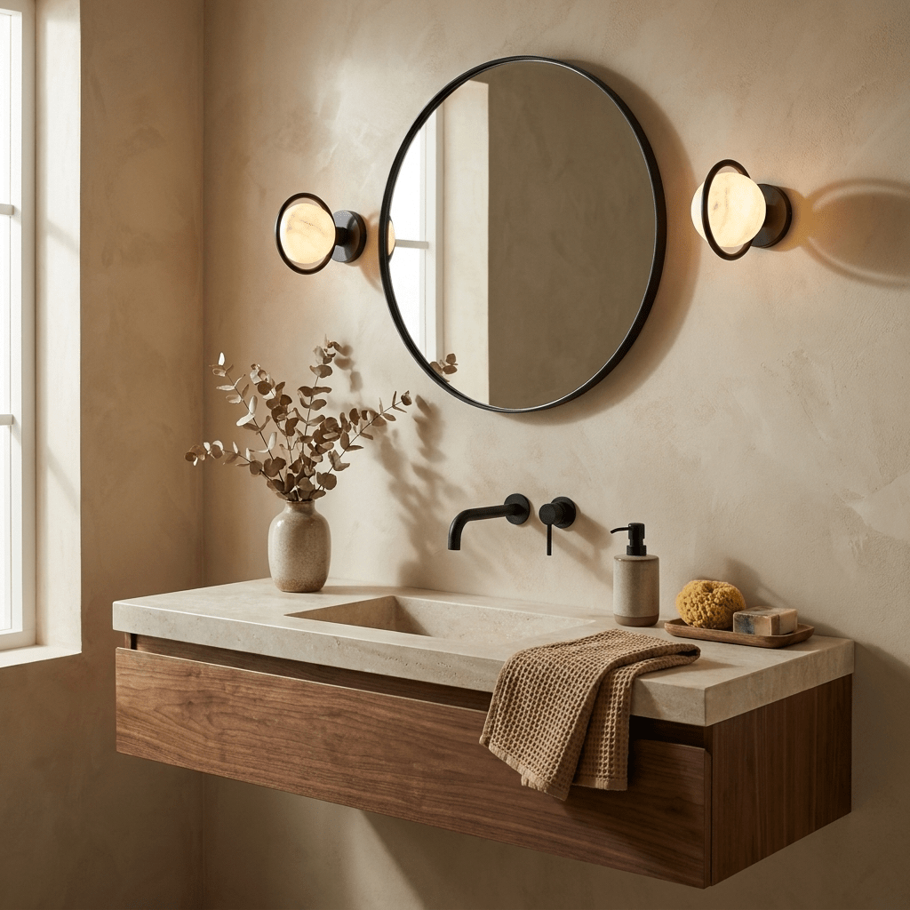 Alberira Ring albasten wandlamp