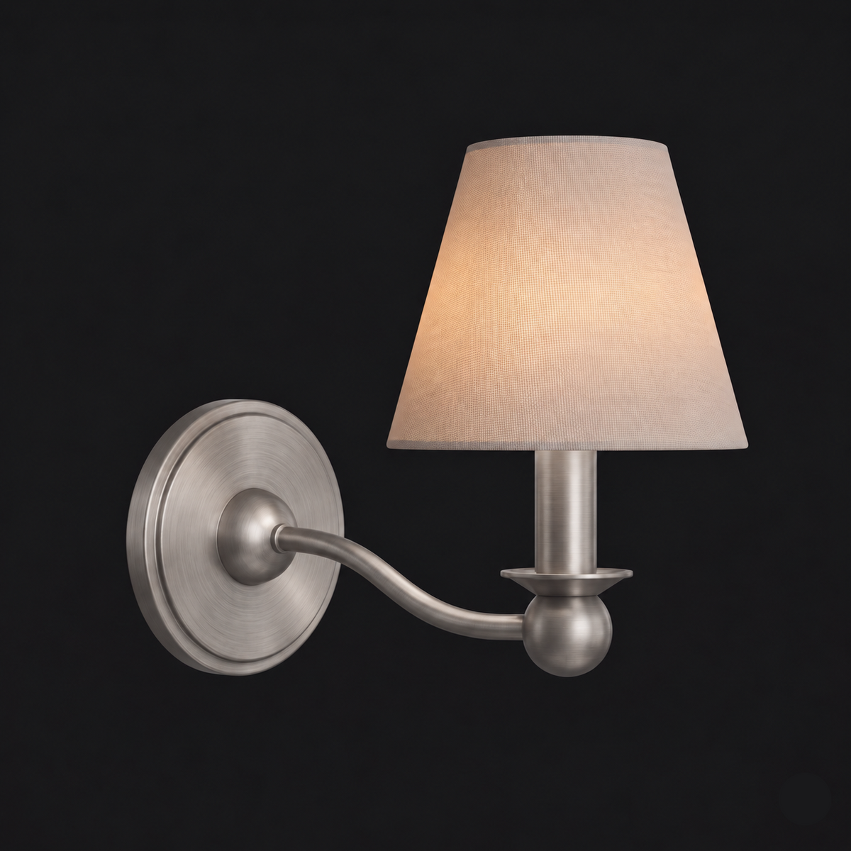 Finsmere stoffen wandlamp