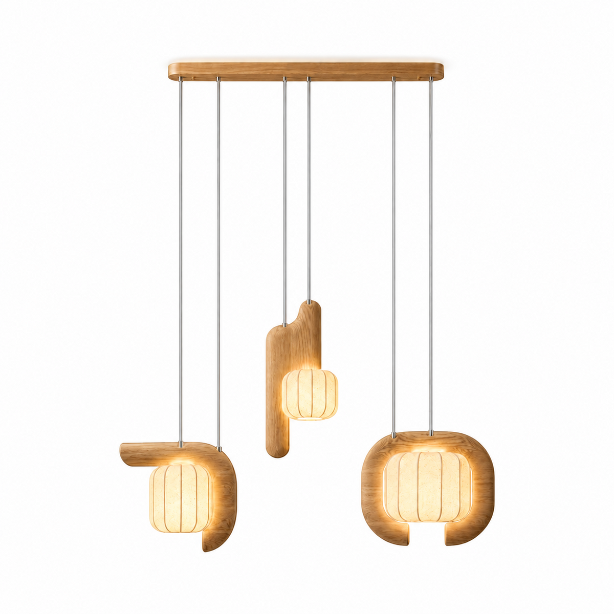 Ulverstone Hanglamp van gegolfd papier